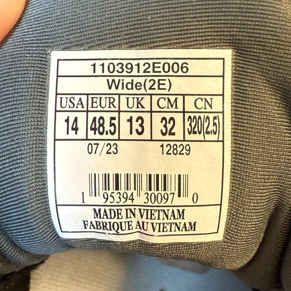 Brooks Adrenaline GTS 23 Stability Running Walking Shoe Black Men’s 14 2E Wide - Picture 11 of 12